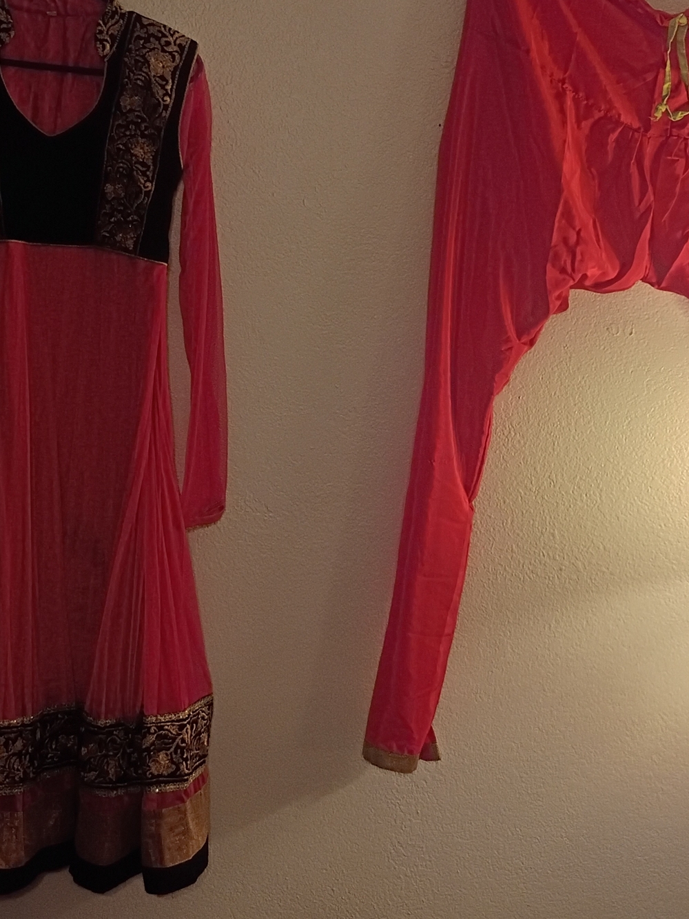 Pink Embellished Ethnic Dress Set